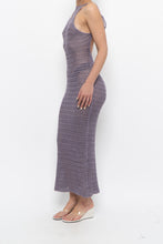 Load image into Gallery viewer, Modern x Purple Crochet Low-Back Dress (XS)