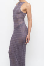 Load image into Gallery viewer, Modern x Purple Crochet Low-Back Dress (XS)