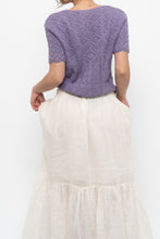 Load image into Gallery viewer, Vintage x Made in USA x Purple Cotton Cardigan (M, L)