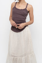 Load image into Gallery viewer, Vintage x BANANA REPUBLIC Purple Ribbed Cotton Tank (S)