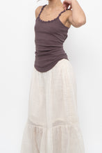 Load image into Gallery viewer, Vintage x BANANA REPUBLIC Purple Ribbed Cotton Tank (S)