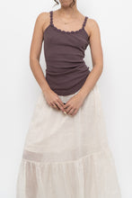 Load image into Gallery viewer, Vintage x BANANA REPUBLIC Purple Ribbed Cotton Tank (S)