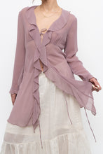 Load image into Gallery viewer, WILFRED x Pink Sheer Flowy Dress/Top (XS, S)