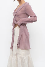 Load image into Gallery viewer, WILFRED x Pink Sheer Flowy Dress/Top (XS, S)