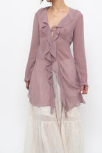 Load image into Gallery viewer, WILFRED x Pink Sheer Flowy Dress/Top (XS, S)