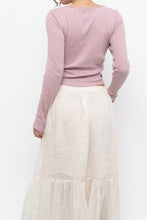 Load image into Gallery viewer, GAP x Deadstock Pink Pointelle Cropped Cardigan (M)
