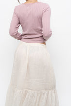 Load image into Gallery viewer, GAP x Deadstock Pink Pointelle Cropped Cardigan (M)