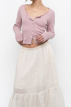 Load image into Gallery viewer, GAP x Deadstock Pink Pointelle Cropped Cardigan (M)