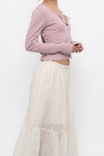 Load image into Gallery viewer, GAP x Deadstock Pink Pointelle Cropped Cardigan (M)
