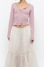 Load image into Gallery viewer, GAP x Deadstock Pink Pointelle Cropped Cardigan (M)