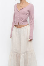 Load image into Gallery viewer, GAP x Deadstock Pink Pointelle Cropped Cardigan (M)