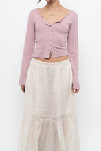 Load image into Gallery viewer, GAP x Deadstock Pink Pointelle Cropped Cardigan (M)