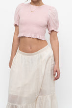 Load image into Gallery viewer, WILFRED x Pink Organic Cotton Cropped Top (XS-M)