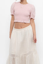 Load image into Gallery viewer, WILFRED x Pink Organic Cotton Cropped Top (XS-M)