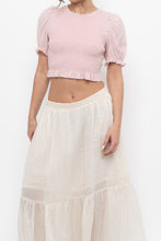Load image into Gallery viewer, WILFRED x Pink Organic Cotton Cropped Top (XS-M)