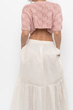 Load image into Gallery viewer, Vintage x Pink Crochet Cotton Cropped Cardigan (XS-M)