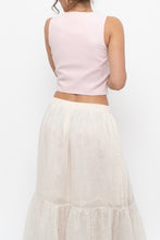 Load image into Gallery viewer, AUTRES FILLES x Baby Pink Cropped Vest (S, M)