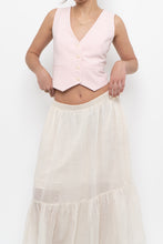 Load image into Gallery viewer, AUTRES FILLES x Baby Pink Cropped Vest (S, M)