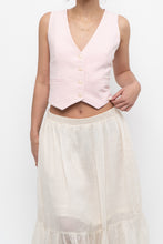 Load image into Gallery viewer, AUTRES FILLES x Baby Pink Cropped Vest (S, M)