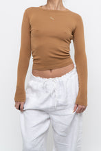 Load image into Gallery viewer, ZARA x Tan Long Sleeve Top (XS, S)