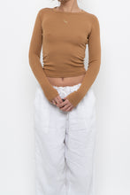 Load image into Gallery viewer, ZARA x Tan Long Sleeve Top (XS, S)