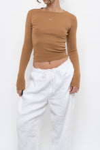 Load image into Gallery viewer, ZARA x Tan Long Sleeve Top (XS, S)