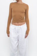 Load image into Gallery viewer, ZARA x Tan Long Sleeve Top (XS, S)
