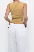 Load image into Gallery viewer, Vintage x Yellow Deadstock Mesh Layered Tank (M)