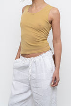 Load image into Gallery viewer, Vintage x Yellow Deadstock Mesh Layered Tank (M)