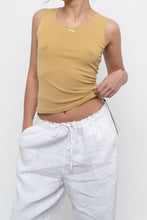 Load image into Gallery viewer, Vintage x Yellow Deadstock Mesh Layered Tank (M)
