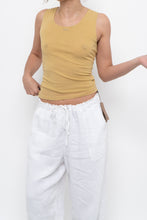 Load image into Gallery viewer, Vintage x Yellow Deadstock Mesh Layered Tank (M)
