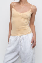 Load image into Gallery viewer, Vintage x SMART SET Yellow Lace Tank (M)