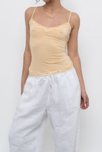 Load image into Gallery viewer, Vintage x SMART SET Yellow Lace Tank (M)