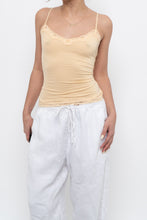 Load image into Gallery viewer, Vintage x SMART SET Yellow Lace Tank (M)