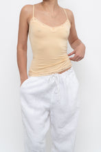 Load image into Gallery viewer, Vintage x SMART SET Yellow Lace Tank (M)