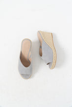 Load image into Gallery viewer, Vintage x STUART WEITZMAN Pale Blue Suede Beige Wedges (7)