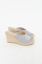 Load image into Gallery viewer, Vintage x STUART WEITZMAN Pale Blue Suede Beige Wedges (7)
