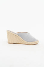 Load image into Gallery viewer, Vintage x STUART WEITZMAN Pale Blue Suede Beige Wedges (7)