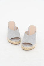 Load image into Gallery viewer, Vintage x STUART WEITZMAN Pale Blue Suede Beige Wedges (7)