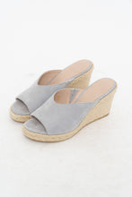 Load image into Gallery viewer, Vintage x STUART WEITZMAN Pale Blue Suede Beige Wedges (7)