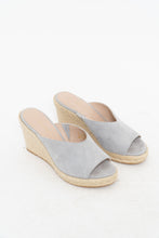 Load image into Gallery viewer, Vintage x STUART WEITZMAN Pale Blue Suede Beige Wedges (7)