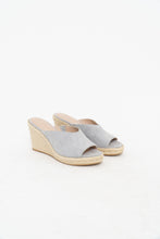 Load image into Gallery viewer, Vintage x STUART WEITZMAN Pale Blue Suede Beige Wedges (7)