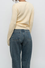 Load image into Gallery viewer, Vintage x Made in Hong Kong x GAP Yellow Ribbed Cotton Cardigan (L)