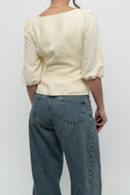 Load image into Gallery viewer, WILFRED x Butter Yellow Linen Top (L)