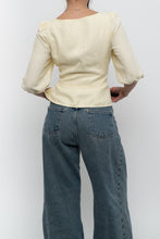 Load image into Gallery viewer, WILFRED x Butter Yellow Linen Top (L)