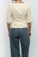Load image into Gallery viewer, WILFRED x Butter Yellow Linen Top (L)