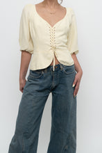 Load image into Gallery viewer, WILFRED x Butter Yellow Linen Top (L)