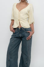 Load image into Gallery viewer, WILFRED x Butter Yellow Linen Top (L)
