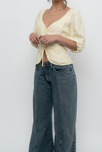 Load image into Gallery viewer, WILFRED x Butter Yellow Linen Top (L)