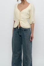 Load image into Gallery viewer, WILFRED x Butter Yellow Linen Top (L)